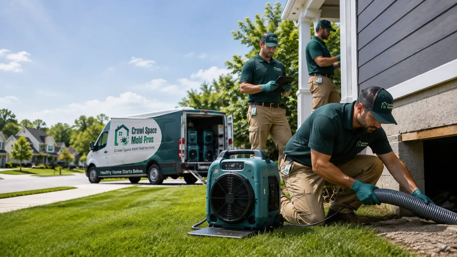 Crawl Space Mold Removal in Dundas, MN